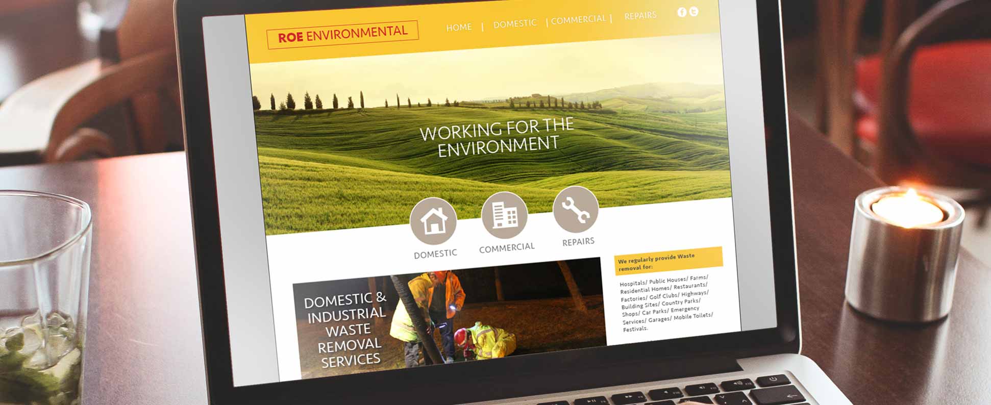 ROE Environmental Website Design